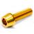 HiTeMP42 Schrauben aus Alu M6x20 konisch farbig gold