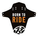 REVERSE Mudfender - Born to Ride (Schwarz/Fox-Orange)