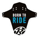 REVERSE Mudfender - Born to Ride (Schwarz/Hellblau)