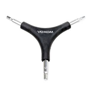 Voxom Y-Sechskantschlüssel WKl1;schwarz-silber;4mm, 5mm, 6mm