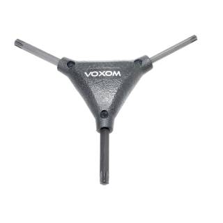 Voxom Y-Torxschlüssel WKl3 schwarz, 25mm, 30mm, 40mm