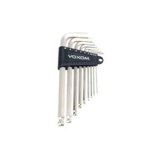 Voxom Sechskantschlüssel-Set WKl5 silber, 1,5, 2, 2,5, 3, 4, 5, 6, 8, 10mm