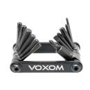 Voxom Multifunktionswerkzeug WKl8;schwarz, 14 Funktionen;