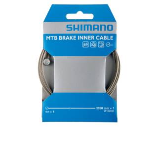 Shimano Bremszug MTB mit Endcap Ø 1,6 mm x 2050 mm  silber