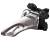 Shimano XTR 2x11s Umwerfer Low Clamp Ø 34,9 mm SideSwing, SidePull silber-schwarz