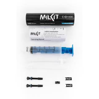 TUBELESSKIT MILKIT COMPACT 35MM VENTILE OHNE TAPE+DICHTM.