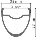 FELGE DT R 470 28 ZOLL DISC 24L