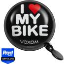 Voxom Klingel KL17 80mm Durchmesser, Stahl, schwarz, i...