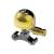 Lezyne Classic Brass Klingel, S schwarze Klingel, schwarze Halterung