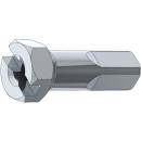 Sapim Hexagonal Aluminium Speichennippel 14mm 100...