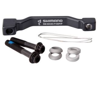 Shimano XTR Scheibenbremsadapter VR 180 mm PM/PM schwarz