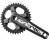 Shimano SAINT Kurbel 165 mm 36t  schwarz-weiß