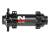 Novatec 3 in 1 11s VR Nabe Carbon Disc Steckachse 28 H / Ø15x100 mm D411CB, straightpull schwarz
