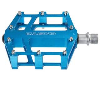Exustar Pedal MTB/BMX E-PB525 Plattform  CNC Alu-Käfig / CrMo Achse blau
