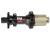 Novatec 3 in 1 11s HR Nabe Carbon Disc  Steckachse 24 H / Ø12x142 mm D412CB, straightpull schwarz