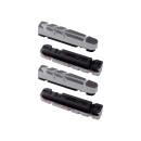 BBB Bremsschuhe CarbStop cartridge 4 in 1 grau