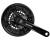 Shimano Tourney 8s Kurbel 175 mm 24-34-42t/CG mit Kettenschutz schwarz
