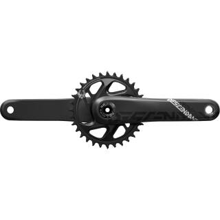 Truvativ Kurbelgarnitur Descendant Eagle DUB, Carbon, 170mm, 32T DM, schwarz ohne DUB Innenlager, Cannondale AI