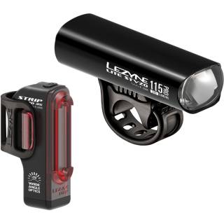 Lezyne Beleuchtungsset Lite Pro 115+ Str;schwarz;Y13