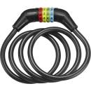 Voxom Fahrradschloss Sch4 schwarz, Zahlencode 4-stellig,...