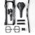 Sixpack MILLENIUM [SADDLE] BLACK/CHROME