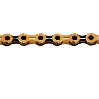 KMC X11SL Ti-N 11s Kette 118 links  gold-schwarz