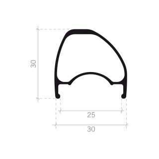 LAUFRADSATZ FSA K-FORCE I25 WIDER 148 6B 29  SHIMANO