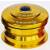 HiTeMP42 Steuersatz semiintegriert 1 1/8 A-Head Burble-SI gold gedichtete Industrielager