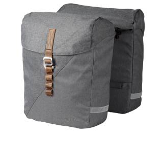 Racktime Doppeltasche HEDA 24 Liter Inkl. Snapit Adapter 1.0 dust grey