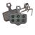 Kool-Stop Discbeläge E-Bike Avid Elixir, Sram AXS 2 pcs.  grau