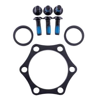 REVERSE VR Boost Adapter (Schwarz) mit 5mm Scheiben and M5 X 15 Schrauben