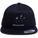 REVERSE Snapback Cap Logo (Stick) Schwarz/Grau