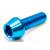 HiTeMP42 Schrauben aus Alu M5x15 konisch farbig shiny-blue