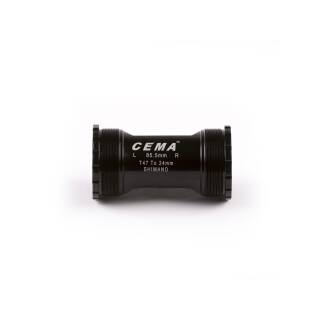 CEMA Innenlager T47 TREK für Shimano W: 85,5 - M47x1,0 Keramik - schwarz