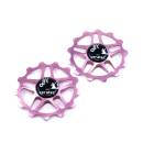 JRC 13T Pulley Wheels for Shimano MTB 12speed Pink...