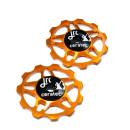 JRC Ceramic Jockey Wheels 11t Orange