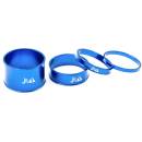 JRC Machined Anodised Headset Spacers Blue
