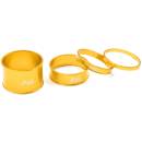 JRC Machined Anodised Headset Spacers Gold