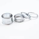 JRC Machined Anodised Headset Spacers Silver