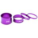 JRC Machined Anodised Headset Spacers Purple