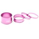 JRC Machined Anodised Headset Spacers Pink