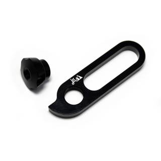 Emergency Derailleur Dropout w/ Axle Nut BLK