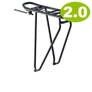 Racktime Gepäckträger BASIC 2.0 mit Federklappe 29 Für Snapit Adapter 2.0 schwarz