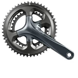 Shimano Tiagra 2x10s Kurbel 175 mm 34-50t  grau