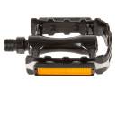 VP Pedal VP-465 MTB  CrMo Achse, mit Reflektor schwarz