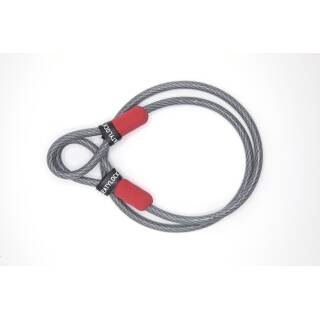 Voxom Schlaufenkabel 1,2m x 10mm schwarz, mit Ösen