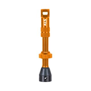 Tubeless-Ventil-Set INSERT BRO FV 44mm orange