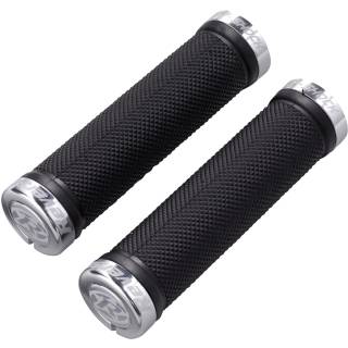 REVERSE Griff R-Shock Lock On Ø29mm x 130mm (Schwarz/Silber)