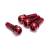REVERSE Bremsadapter-Schraubenset - 4 Stk. M6x18mm (Rot)