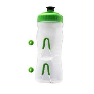 Fabric Waterbottle Trinkflaschen System Flasch mit Haltersystem 600ml milky-green